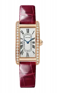 Часы tank américaine modello piccolo Cartier