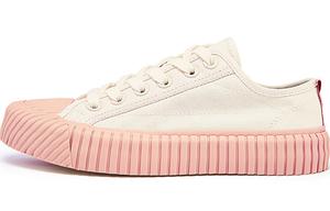 Кроссовки для скейтбординга женские с низким верхом белые/розовые Kappa