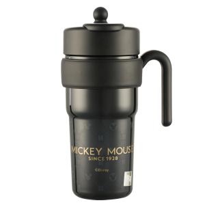 Термостакан с высокими визуальными качествами, гигантская соломинка, портативная кофейная кружка с ручками 700 мл Disney, черный