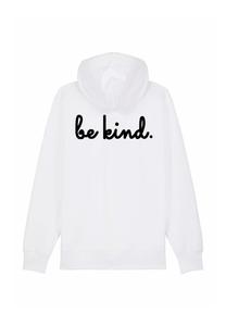Толстовка на молнии BE KIND BACK EMBROIDERY Mira Paris, белый
