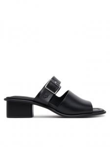 Мюли Heel Square Mg Buckle Lth Yw0Yw01701 Calvin Klein Jeans, черный