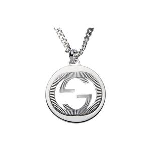GUCCI Серебряное колье 925 пробы унисекс Silver