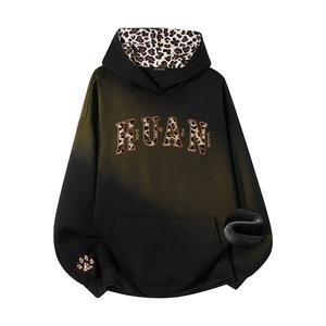 Толстовка Unisex Hooded Moderate Heavyweight HUANQIU, черный fleece-lined upgraded