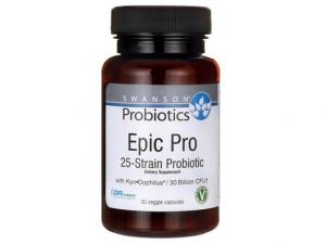 Swanson, Пробиотик Epic Pro 25, 30 капсул.
