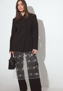 Юбка NA-KD TRANSPARENT MAXI SEQUIN SKIRT, Offwhite/White