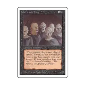 CCG Нападающие зомби (клавиша C), MTG - Unlimited