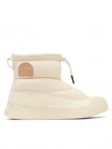 Зимние ботинки женские Sorel на шнуровке, экрю