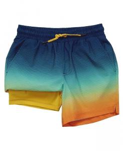 Плавки с компрессионной подкладкой для больших мальчиков UPF 50+ Rokka&Rolla, синий