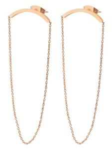 Adeliás Женские серьги из нержавеющей стали в золотом исполнении