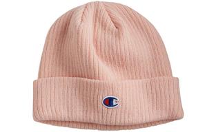Унисекс розовая шапка-бини из полиэстера Champion