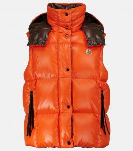 Пуховик Luzule MONCLER, оранжевый