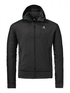 Schöffel Спортивная флисовая куртка 'Blaueis' в черном цвете