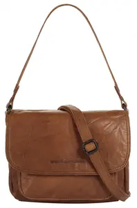 Сумка через плечо Spikes & Sparrow, натуральная кожа, цвет Cognac