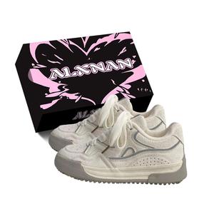 Alxnan Женские низкие кэжуал кеды White Box, цвет White (Box)