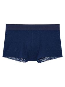 HOM Боксеры 'Free cut lace' в темно-синем цвете