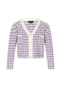 Faina Оверсайз кардиган в темно-фиолетовом