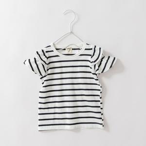 Футболка с короткими рукавами и оборками, открывающими плечи Branshes, цвет 92: White Border