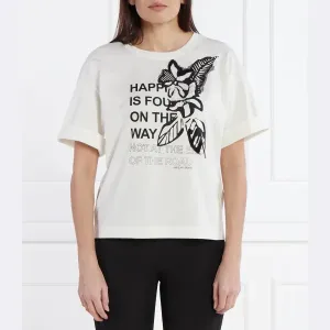 Футболка свободного кроя Marc Cain, белый