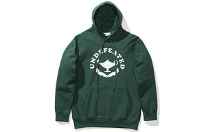 UNDEFEATED Толстовка Unisex Green Hooded Moderate Regular