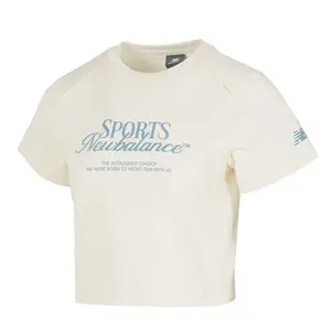 New Balance Футболка женская экрю