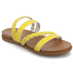 Плоские сандалии Colette medium & wide width braided slide Journee