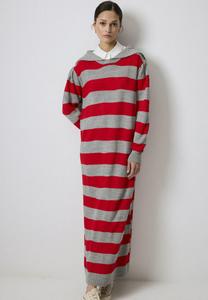 Платье-джемпер WIDE COLLAR STRIPED - Maxi dress Touché Privé, красный