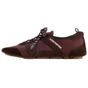 Кроссовки Sneakerina низкие повседневные женские burgundy LOUIS VUITTON, Burgundy