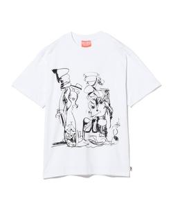 BEAMS T Футболка, хлопок, BEAMS, белый