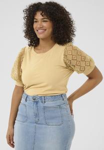 Футболка с принтом KCTANA Kaffe Curve, коричневый