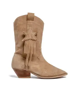 Не вызывающие стресса ковбойские сапоги L37, бежевый