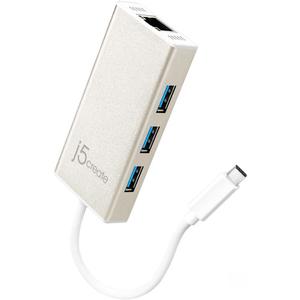 Док-станция j5create USB 3.1 Gen 1 Type-C to 4-Port Multi-Adapter Hub JCH471