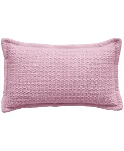 Декоративная подушка ручной работы в виде сот, 14 x 24 дюйма Vibhsa, pink