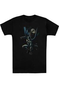 Футболка с коротким рукавом для взрослых «Бэтмен вызывает всех летучих мышей» Gildan, черный