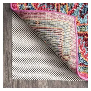 Нескользящий белый коврик Nuloom, 61x244 см