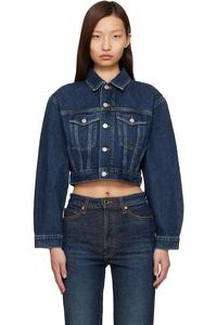 Agolde Джинсовая куртка Radley темно-синего цвета