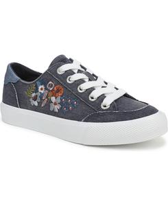 Женские кроссовки Vivid 3 на шнуровке и платформе Blowfish Malibu, Navy Floral Canvas