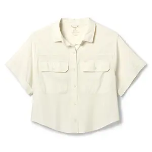 Благословенная укороченная рубашка на пуговицах Roark, Mist