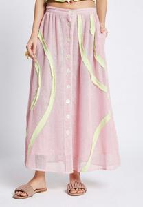 Длинная юбка RIPPLE Be Sunset, фуксия