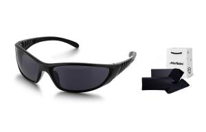 Солнцезащитные очки унисекс Astar Hades, Черная рамка + яркое серебро.