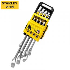 Набор гаечных ключей двойного назначения Stanley, набор из 8 предметов, набор рожковых ключей 8–19 мм для цветка сливы STMT78099-8-23