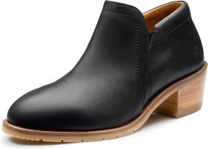 Женские рабочие туфли с защитным стальным носком XENA Gravity, высокие ботильоны, дышащие, удобные, противоскользящие, с боковой молнией, сертифицированы по ASTM F2413, одобрены OSHA, премиальная кожа, произведено в Северной Америке, Sleek Black