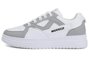 Кроссовки WARRIOR Skateboarding Shoes Men Low-top Gray, белый/серый