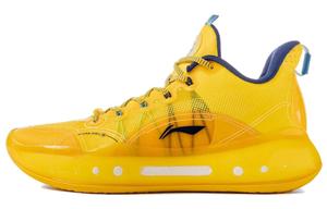 Баскетбольные кроссовки YuShuai 14 мужские с низким верхом желтые Lining