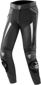 Мотоциклетные кожаные брюки Arlen Ness Sugello, черно-белые, размер 58, 2-Black/White