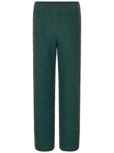 Брюки свободного кроя Goldner VERA, изумрудный