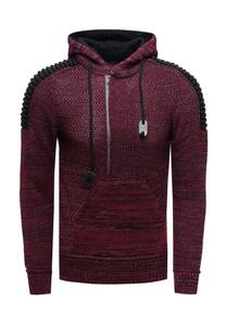 Трикотажная толстовка с практичной молнией RUSTY NEAL, цвет Weinrot