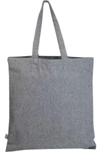 Q-Tees Экологичная холщовая сумка, серый