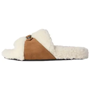 Balenciaga Пушистые слайды сандалии women's white