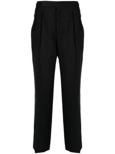 Шерстяные брюки прямого кроя Paul Smith, черный