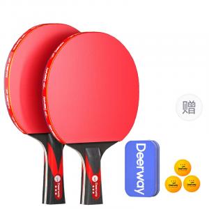 DEERWAY Ракетка для настольного тенниса Unisex 7 Layer Alder Red Black
